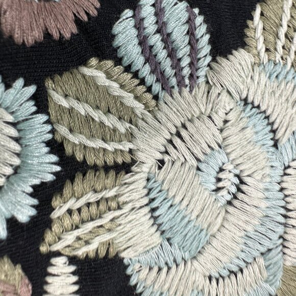 New The Limited Y2K Low Rise Black Cropped Sweatpants Size Large Vintage - Picture 4 of 11